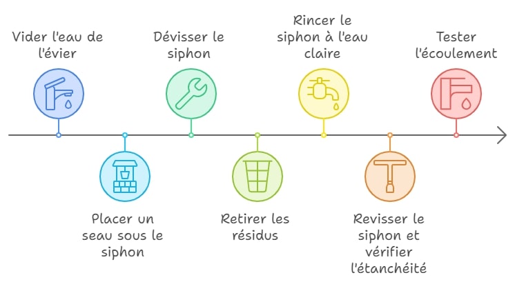 Examinez letat de votre siphon