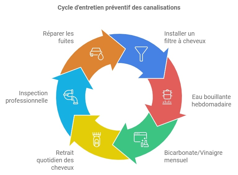 Cycle dentretien preventif des canalisations