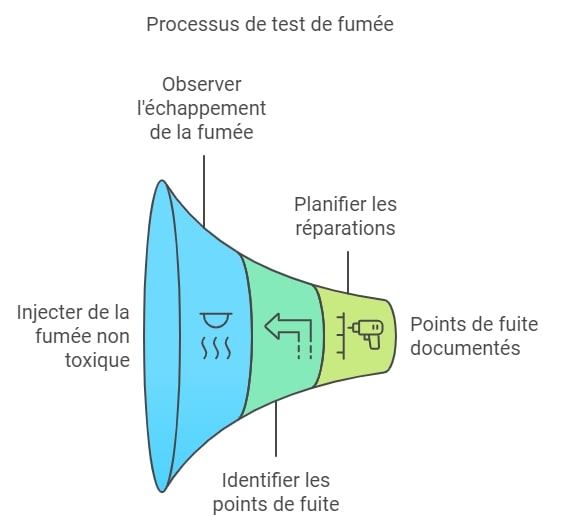 Processus de test de fumee