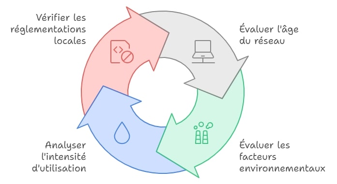 frequence du curage