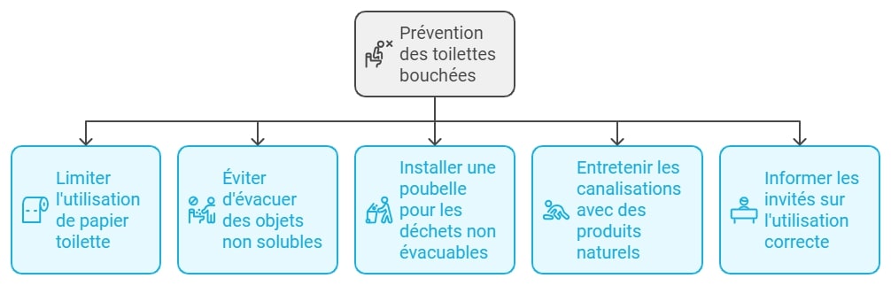 Prevention des toilettes bouchees