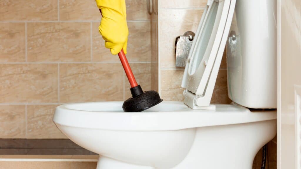 outils indispensables pour déloger un objet coincé dans les toilettes