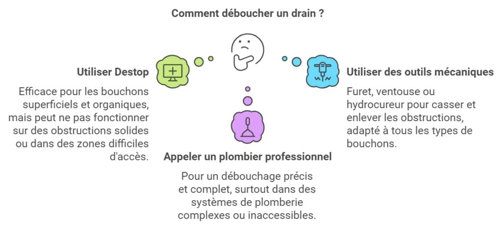 Comment deboucher un drain