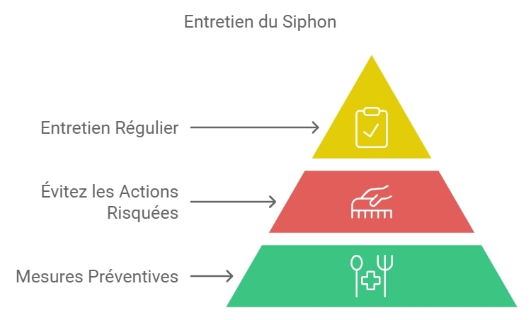 Entretien du siphon