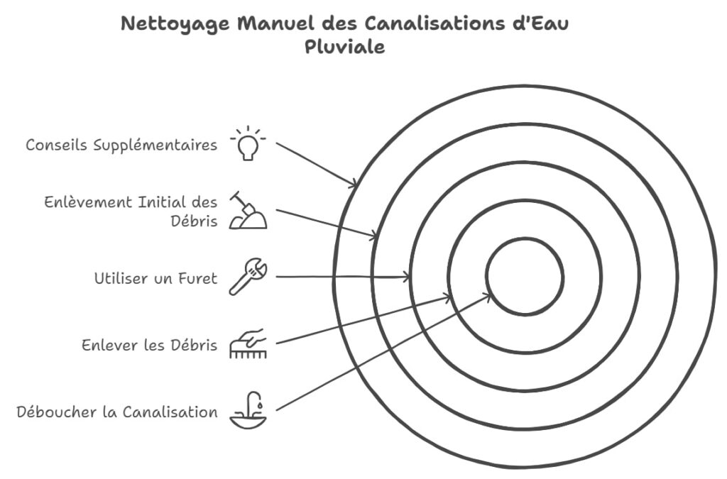 Nettoyage Manuel des canalisations deau pluviale