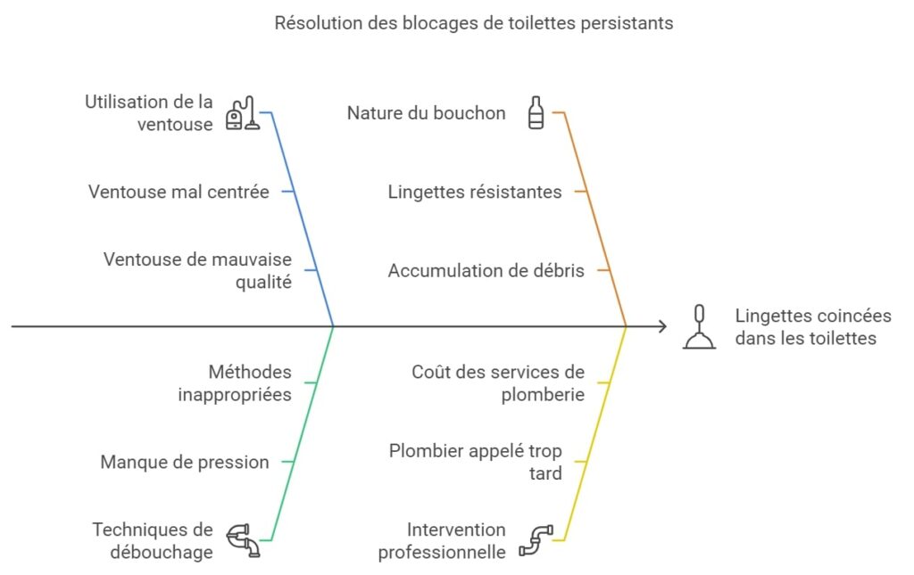 Resolution des blocages de toilettes persistants